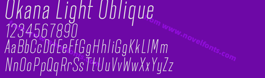 Okana Light ObliquePreview Okana Light ObliquePreview