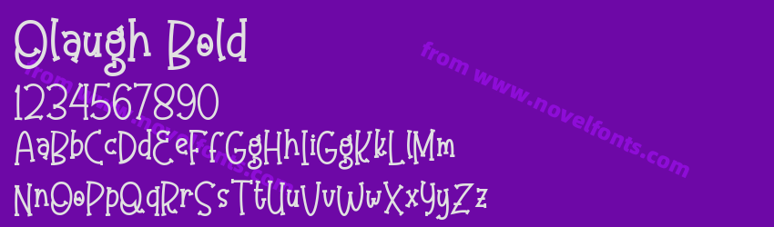 Olaugh BoldPreview Olaugh BoldPreview