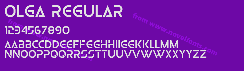 Olga RegularPreview Olga RegularPreview