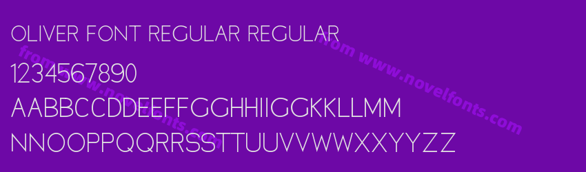 Oliver Font Regular RegularPreview Oliver Font Regular RegularPreview