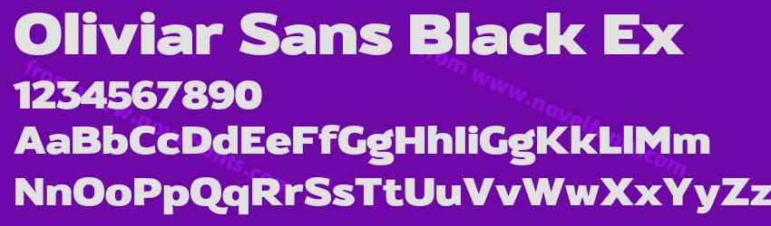 Oliviar Sans Black ExPreview Oliviar Sans Black ExPreview