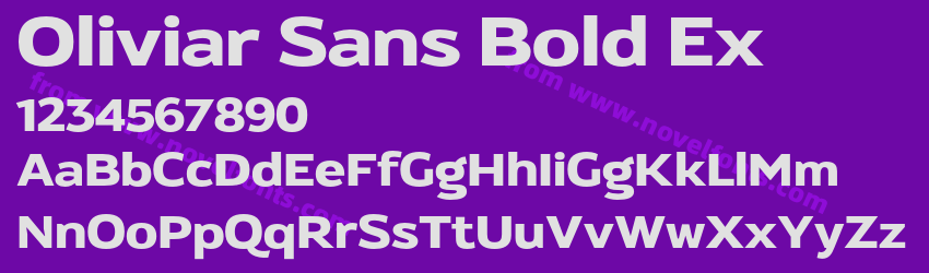 Oliviar Sans Bold ExPreview Oliviar Sans Bold ExPreview