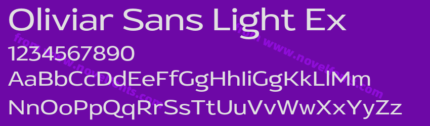 Oliviar Sans Light ExPreview Oliviar Sans Light ExPreview