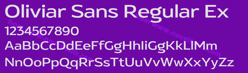 Oliviar Sans Regular ExPreview Oliviar Sans Regular ExPreview