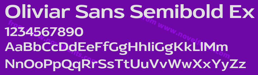 Oliviar Sans Semibold ExPreview Oliviar Sans Semibold ExPreview