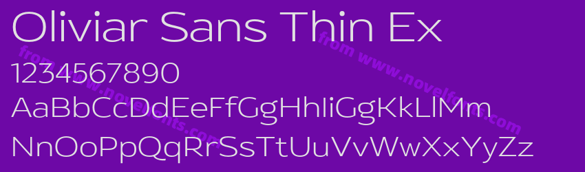 Oliviar Sans Thin ExPreview Oliviar Sans Thin ExPreview