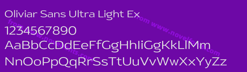 Oliviar Sans Ultra Light ExPreview Oliviar Sans Ultra Light ExPreview