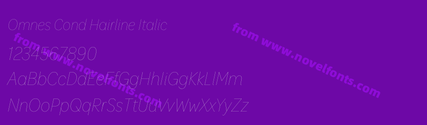 Omnes Cond Hairline ItalicPreview Omnes Cond Hairline ItalicPreview
