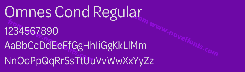 Omnes Cond RegularPreview Omnes Cond RegularPreview