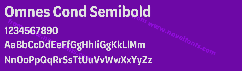 Omnes Cond SemiboldPreview Omnes Cond SemiboldPreview
