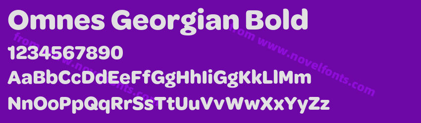 Omnes Georgian BoldPreview Omnes Georgian BoldPreview