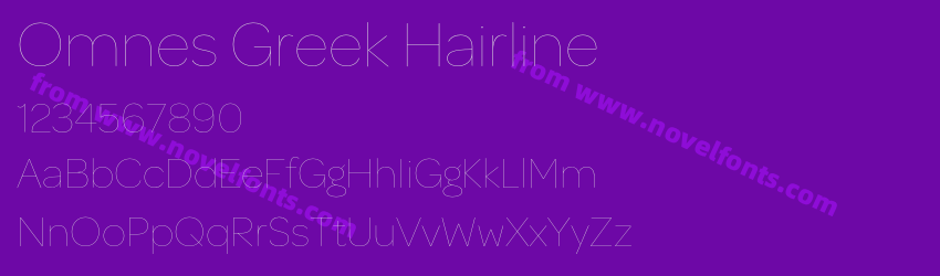Omnes Greek HairlinePreview Omnes Greek HairlinePreview
