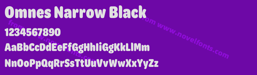 Omnes Narrow BlackPreview Omnes Narrow BlackPreview