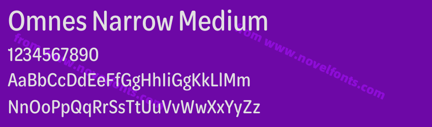 Omnes Narrow MediumPreview Omnes Narrow MediumPreview