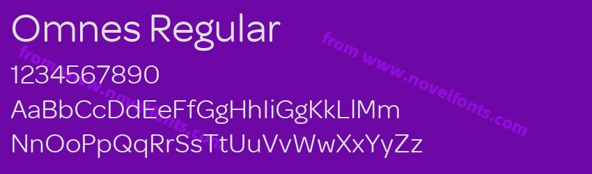 Omnes RegularPreview Omnes RegularPreview