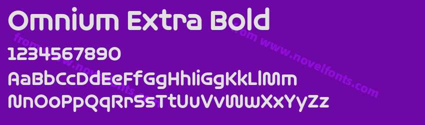 Omnium Extra BoldPreview Omnium Extra BoldPreview