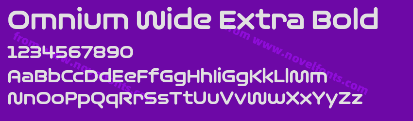 Omnium Wide Extra BoldPreview Omnium Wide Extra BoldPreview