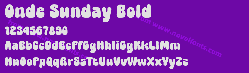 Onde Sunday BoldPreview Onde Sunday BoldPreview