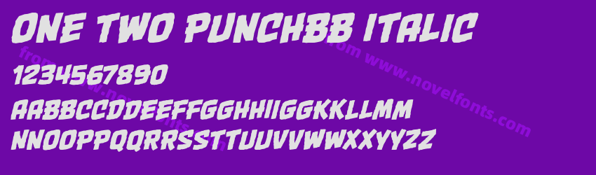 One Two PunchBB ItalicPreview One Two PunchBB ItalicPreview