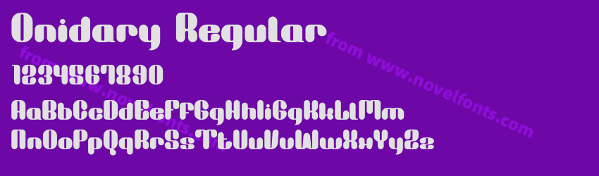 Onidary RegularPreview Onidary RegularPreview
