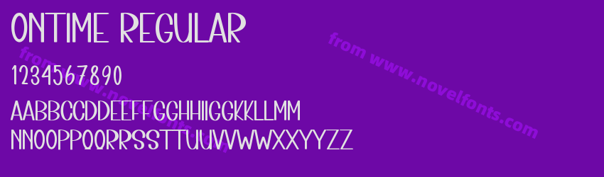 Ontime RegularPreview Ontime RegularPreview