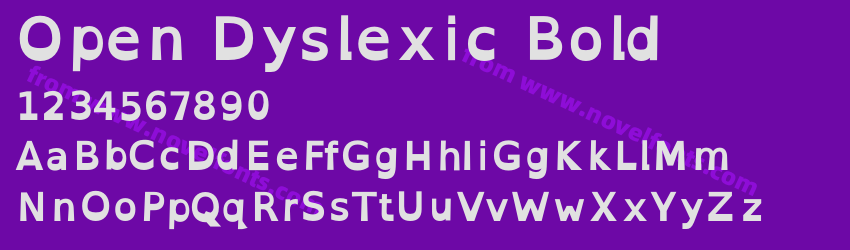 Open Dyslexic BoldPreview Open Dyslexic BoldPreview