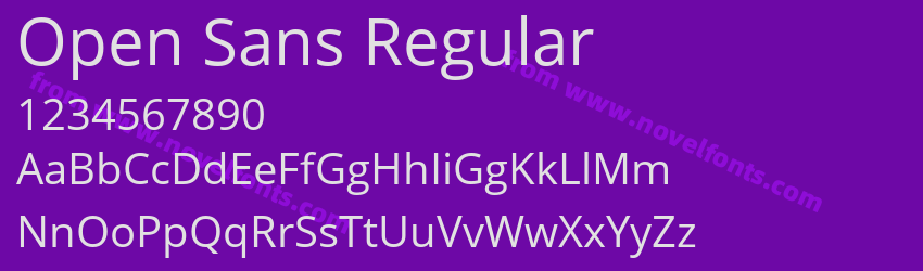 Open Sans RegularPreview Open Sans RegularPreview