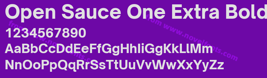 Open Sauce One Extra BoldPreview Open Sauce One Extra BoldPreview