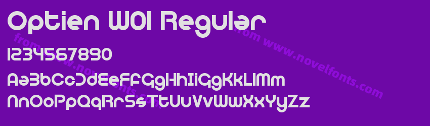 Optien W01 RegularPreview Optien W01 RegularPreview