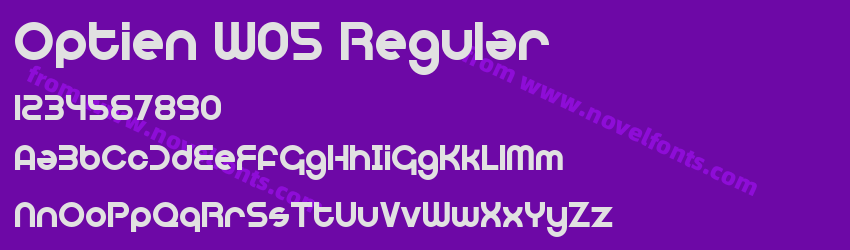 Optien W05 RegularPreview Optien W05 RegularPreview