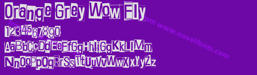 Orange Grey Wow FlyPreview Orange Grey Wow FlyPreview