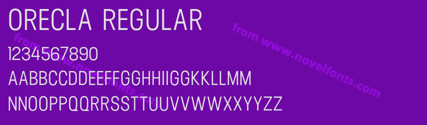 Orecla RegularPreview Orecla RegularPreview