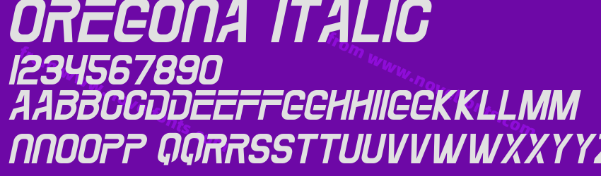 Oregona ItalicPreview Oregona ItalicPreview