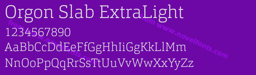 Orgon Slab ExtraLightPreview Orgon Slab ExtraLightPreview