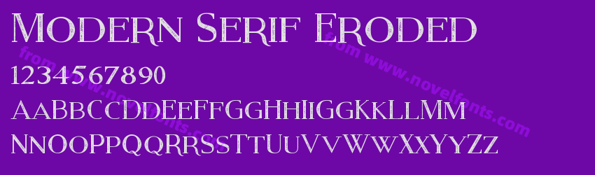 Modern Serif ErodedPreview