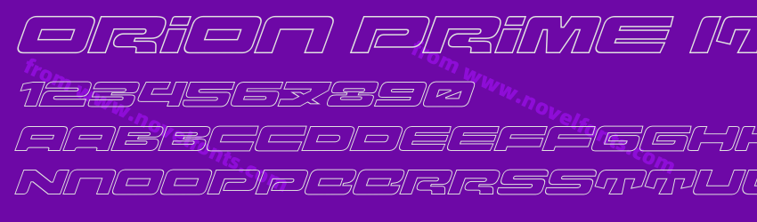 Orion Prime Italic InlinePreview Orion Prime Italic InlinePreview