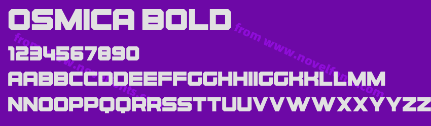 Osmica BoldPreview Osmica BoldPreview