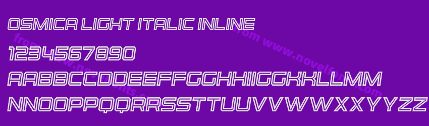 Osmica Light Italic InlinePreview Osmica Light Italic InlinePreview