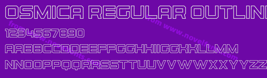 Osmica Regular OutlinePreview Osmica Regular OutlinePreview