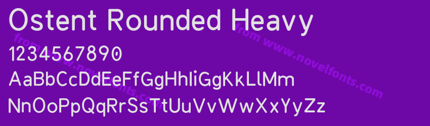 Ostent Rounded HeavyPreview Ostent Rounded HeavyPreview