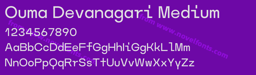 Ouma Devanagari MediumPreview Ouma Devanagari MediumPreview