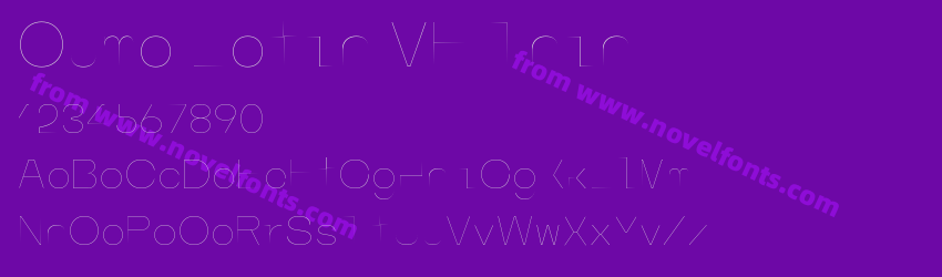 Ouma Latin VF ThinPreview Ouma Latin VF ThinPreview