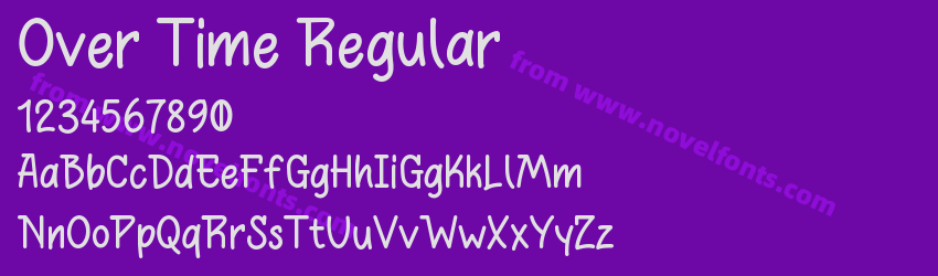 Over Time RegularPreview Over Time RegularPreview