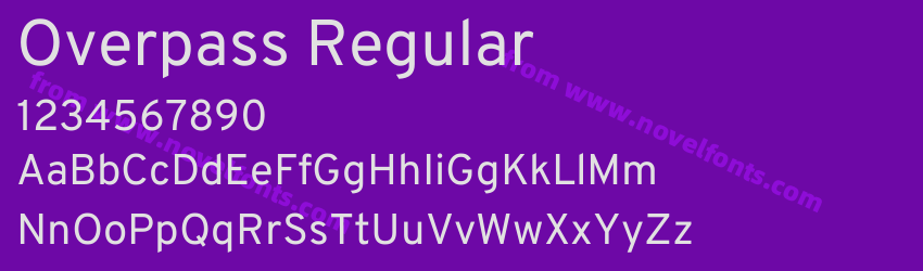 Overpass RegularPreview Overpass RegularPreview