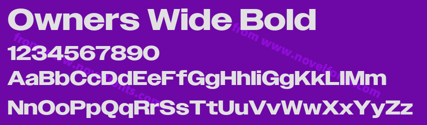 Owners Wide BoldPreview