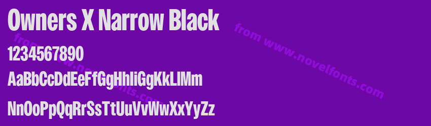 Owners X Narrow BlackPreview