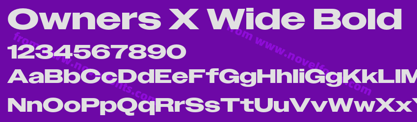Owners X Wide BoldPreview