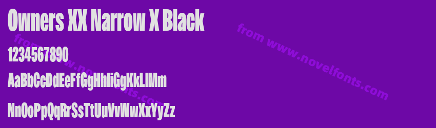 Owners XX Narrow X BlackPreview