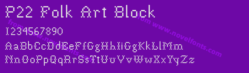 P22 Folk Art BlockPreview P22 Folk Art BlockPreview