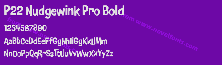 P22 Nudgewink Pro BoldPreview P22 Nudgewink Pro BoldPreview